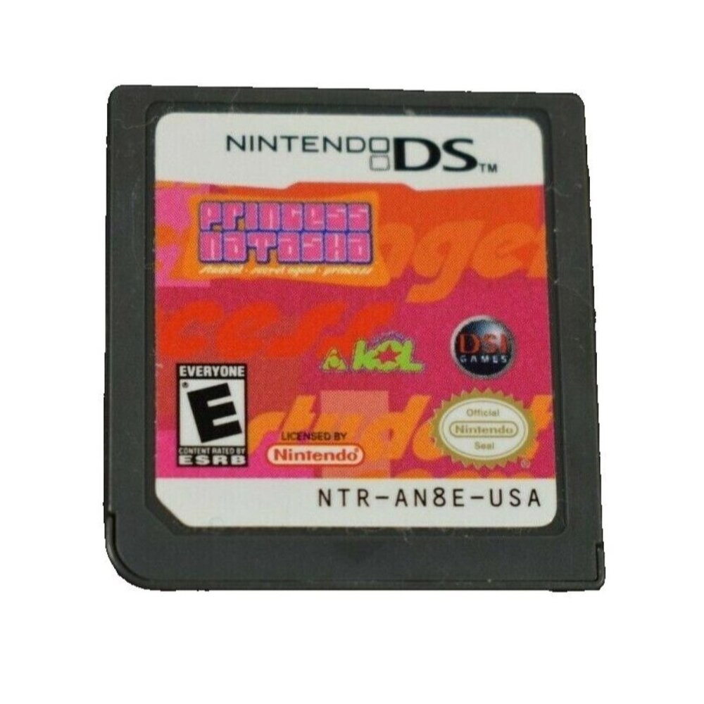Princess Natasha: Student Secret Agent Nintendo DS, 2006 Game Cartridge Only